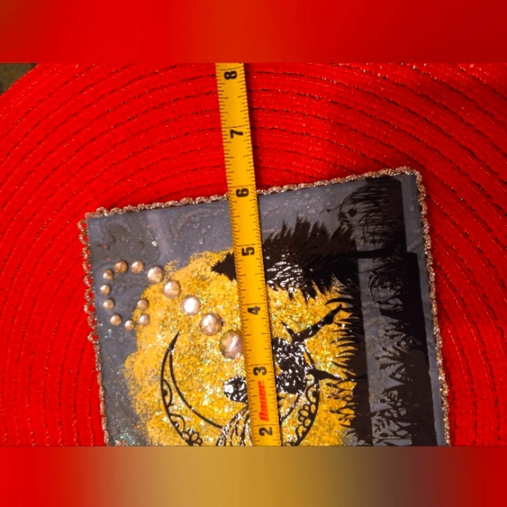 Hand Crafted Fairy Moon Tile - Picture 5 of 5